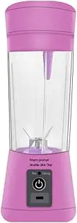 Portable USB Electric Blender Juicer Glass Cup Bottle Rechargeable Fruit Stirring Machine Multifunction Milkdshake Mixer 400ml