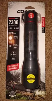 BRAND NEW COAST GX30 2300 LUMENS SUPER BRIGHT LED WATERPROOF FLASHLIGHT
