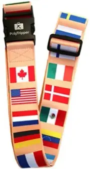 Luggage Strap - Original Premium Designs - Recognize Your LS-Salmon-Flags