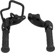 Worldmotop Motorcycle Footpegs Rear Passenger Foot Pegs Replacement for Indian Scout 2015-2024 Scout Sixty 2016-2024 Scout Bobber 2018-2024 Foot Rests Pedal (black)