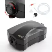 Aquarium Air Pump Adjustable Air Bubbler 1 Outlet Quiet Oxygen Pump for 10 to 30