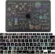 IVY Flash Black Clear Laptop Hard Shell Cases for MacBook Pro 15 with Retina 2012-2015 Models A1398 with Keyboard Cover - LT13