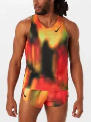 Nike Dri-FIT ADV Aeroswift Elite Running Singlet - Men's Small ~ $100 HJ3380 736