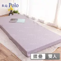 在飛比找momo購物網優惠-【R.Q.POLO】天絲完美釋壓透氣三折床墊 厚度5公分(雙