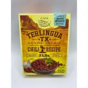 12 Boxes Of Championship Terlingua Chili mix 2.8 Oz One Case of 12 Great Flavor