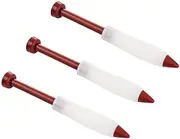 Abaodam Pen Cake Decorating Tool Set 3pcs Silicone Food Writing Pens for Baking Pastry