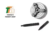 Three Jaw Lathe Chuck, Self Centering Chuck Hardened Steel Jaws, Self-Centeri...