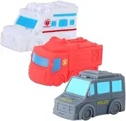 ifundom Adorable Bath Toy Car No Hole Bath Toys for Boys and Girls Water Play Car Set