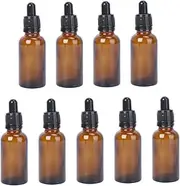 OSOLADY Refillable Essential Oil Bottles with Dropper Amber Aromatherapy Containers for DIY Blends Perfume and Liquids Durable Easy to Refill and Use