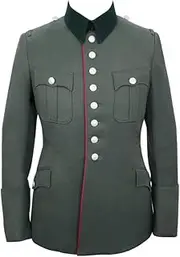 [militaryharbor] WW2 WWII German Heer M27 Officer Panzer Gabardine Piped Service Tunic Jacket I