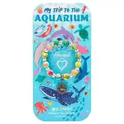 NEW JILZARAH Clay Beaded AQUARIUM TRIP Fish Seal Shark Coral Charm Kids Bracelet