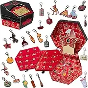 Stranger Things Advent Calendar Girls - Bracelet with 23 Pendants - Gifts for Girls