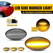 Lens Clear Front Side Fender Marker Lights For MINI Cooper R50 R52 R53 2002-2008 (for: Mini)
