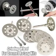 Mini Diamond Cutting Discs Wheel Blades + Drill Bit For Dremel Rotary Tool