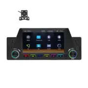 Car Radio Stereo Bluetooth Mirror Link For Carplay Android Auto W/LED Camera