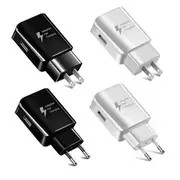 Bakeey EU Plug Universal QC3.0 Fast Charge Portable Travel USB Charger for Samsung Huawei EU Plug White