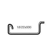 Heater Hose for Hillman Arrow Hunter 1.7L 4 cyl to Thermostat 1967-1972