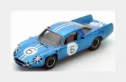 1:43 Spark Alpine A210 #6 Winner Macao 1966 Mauro Bianchi Blue Met 43MC66 Model