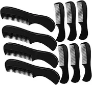 10pcs Pocket Sized Beard Combs for Men Hair Styling Tool Plastic Grooming Comb for Easy Shaping and Maintenance Sleek Design for Travel Everyday Use