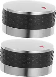 GANAZONO 2Pcs Grill Control Knob Plastic Replacement Knobs with Nonslip Grip for Gas Grills Inner for Enhanced Cooking Control