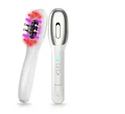 EMS Electric Massage Comb Vibration LED Blue Red Light Therapy Hair Massage Scalp Brush for Hair Growth Anti Hair Loss