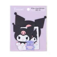 在飛比找樂天市場購物網優惠-真愛日本 庫洛米 黑美 造型貼紙 裝飾貼紙 貼紙 筆記本貼紙