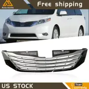 For 2011 2012-2014 Toyota Sienna Mini Passenger Van Front Grille Upper Grill (for: Toyota)