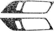 Compatible for Mustang 2015 2016 2017 2018 2019 2020 Door Panel Decoration Sticker Cover Trim Decal Car Accessories Forged Carbon Fiber