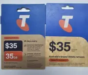 TELSTRA $35 Prepaid Mobile Sim Starter --35GB Data 4G 5G◉28 Days Unlimited Calls