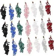 SEWACC 32pcs Jewelry Tassels for Creative Earring Accessories Stylish and Elegant Tassel Decors for Earrings Key Chains Bookmarks and More