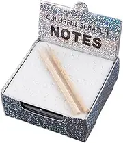 Scratch Paper Art Set | Doodle Pads Childrens Crafts Projects Kit,100 Sheet Scratch Sheet Doodle Pad Arts Memo for Kids, Children, Girls, Boys, Family