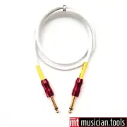 Gold plated 1/4" 3 foot speaker cable for guitar, bass amplifiers & PA
