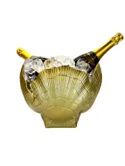 Handmade Sea Shell Wine Cooler Ice Bucket table Planter luxury gift Art decor