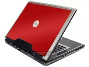 RED Vinyl Lid Skin Cover Decal fits Dell Precision M90 M6300 Laptop