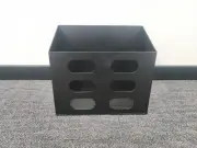 BLACK FLAT ALLOY JERRY CAN HOLDER FOR CANOPY TOOLBOX CARAVAN RV TRAILER