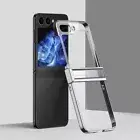For Samsung Galaxy Z Flip6 6D Electroplating PC Shockproof Phone Fit Case Cover