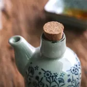 1pc Maple Syrup Dispenser Soy Sauce Jar Olive Oil Cruet Ceramic Vinegar Bottle