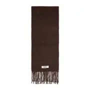 [Jacquemus] Jacquemus-Brown Alpaca L Echarpe Carro Scarf-Donna OS OS