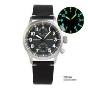 Baltany Vintage Military MecaQuartz Chrono, 39mm, Model S5033 - U.S. Dealer