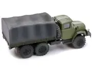 ZIL 131 Cargo Truck Green with White Stripes "Ukrainian Ground Forces" 1/72 Diec