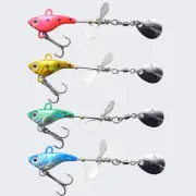 4PCS Lot Fishing Lures Metal Bait Crankbaits VIB Spinnerbaits Blade Bass 9cm/12g