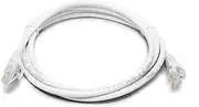 8Ware Cat6a UTP Snagless Ethernet Cable, White, 1m Length