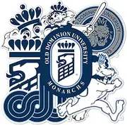 Desert Cactus Old Dominion University Stickers ODU Monarchs Vinyl Decals Laptop Water Bottle Car Type 2 (T2 Vintage 1)
