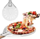 8 Inch Pizza Turning Peel,Professional Durable Pizza Peel Turner Non-Slip Alumin