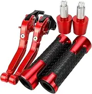 for K&ymco for XCITING 250 300 400 500 2018-2023 2024 2022 2021 Motorcycle Aluminum Brake Clutch Levers Handlebar Hand Grips Ends Motorcycle Brake Lever(W)