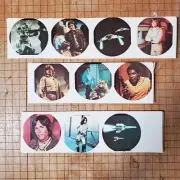 Vintage 1970s Battlestar Galactica 2.5" Color Pinback Button Proof Sheet of 10