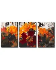 Ready2HangArt Fall Ink XV Wrapped Canvas Wall Art by Tristan Scott