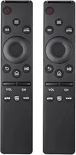 Generic Universal Remote Control (Pack of 2) for Samsung TVs - Direct for All Samsung LCD LED QLED SUHD HDR 4K 8K 3D Smart TVs, with Shortcut Buttons for Netflix, Prime Video, WWW