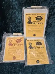 Vintage Zim's Dip'N Drape doll making craft fabric 3 half packs each 36 by 20