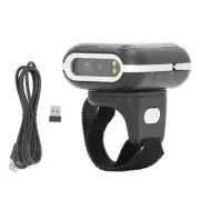 Ring Barcode Scanner 2.4G Wireless 2D Code Reader Wearable Finger BarcodeScanner